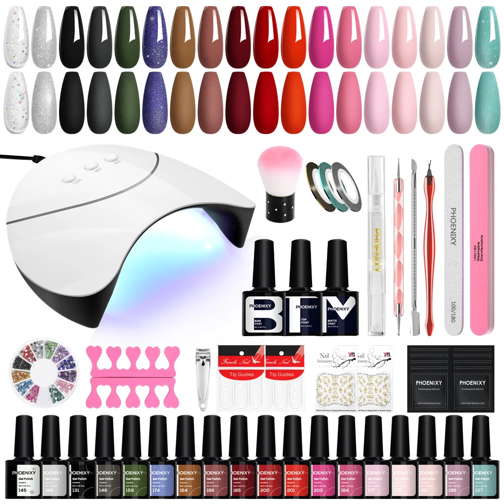 Coffret manucure avec vernis gel