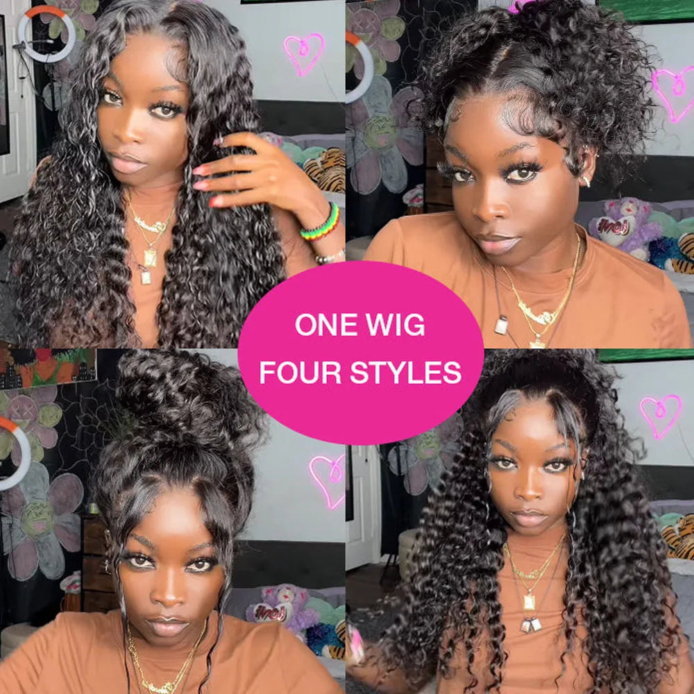 250 Density Deep Curly Wave 360 human hair