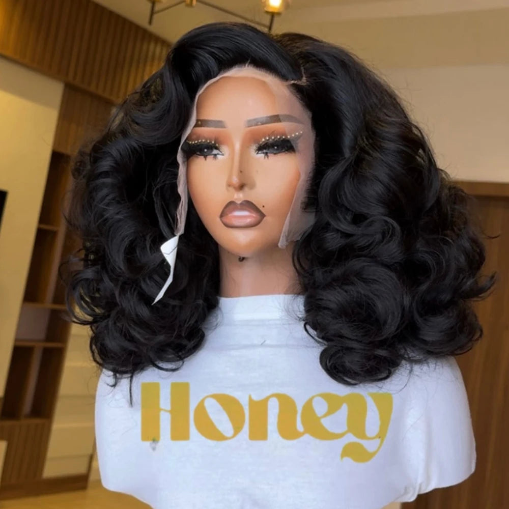 Vietnamese Super Double Drawn Human Hair Wig 13x4 Lace Front Wigs Vietnamese Raw Hair Wigs Loose Body Wave Full Thick End Wigs