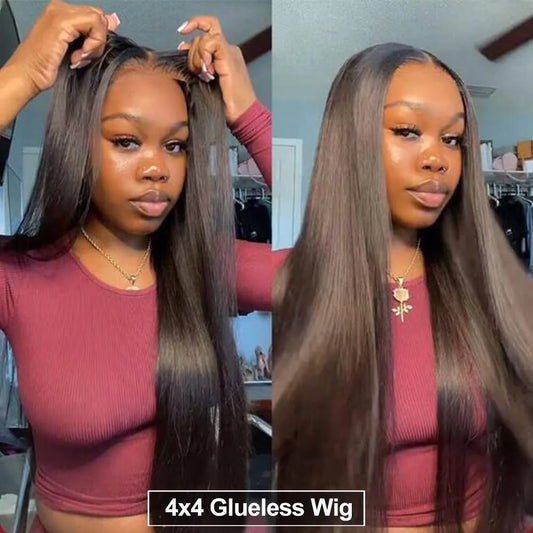 250 Density Glueless Human wig