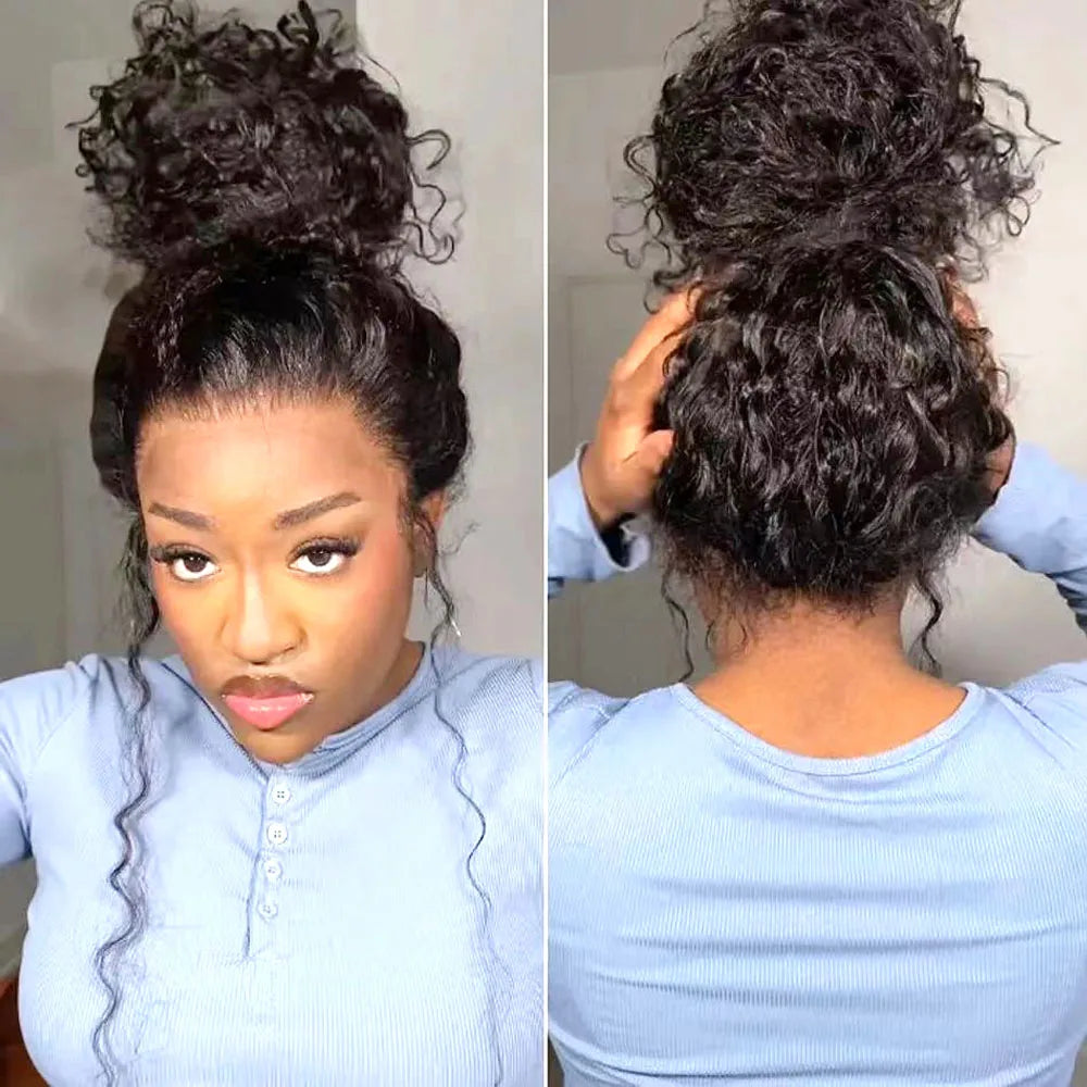 250 Density Deep Curly Wave 360 human hair