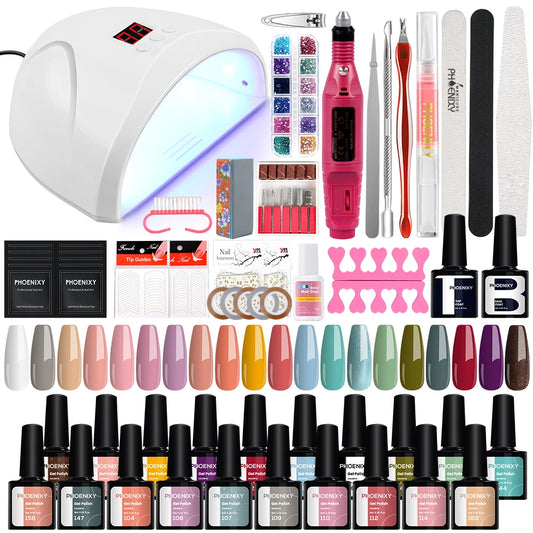 Coffret manucure avec vernis gel