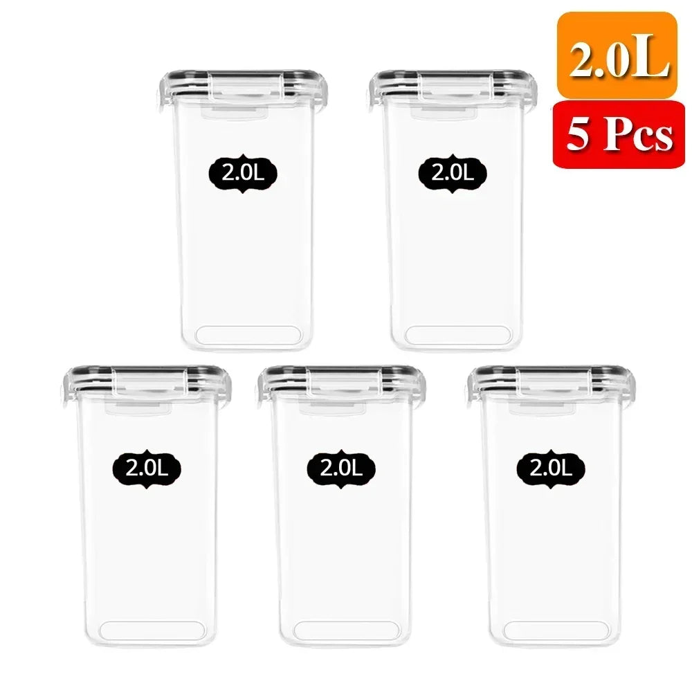 Ensemble de 5 boîtes de conservation alimentaire