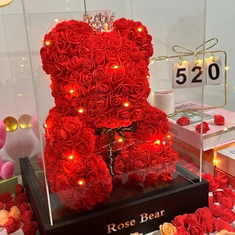 Nouvelle rose éternelle en fleurs artificielles.