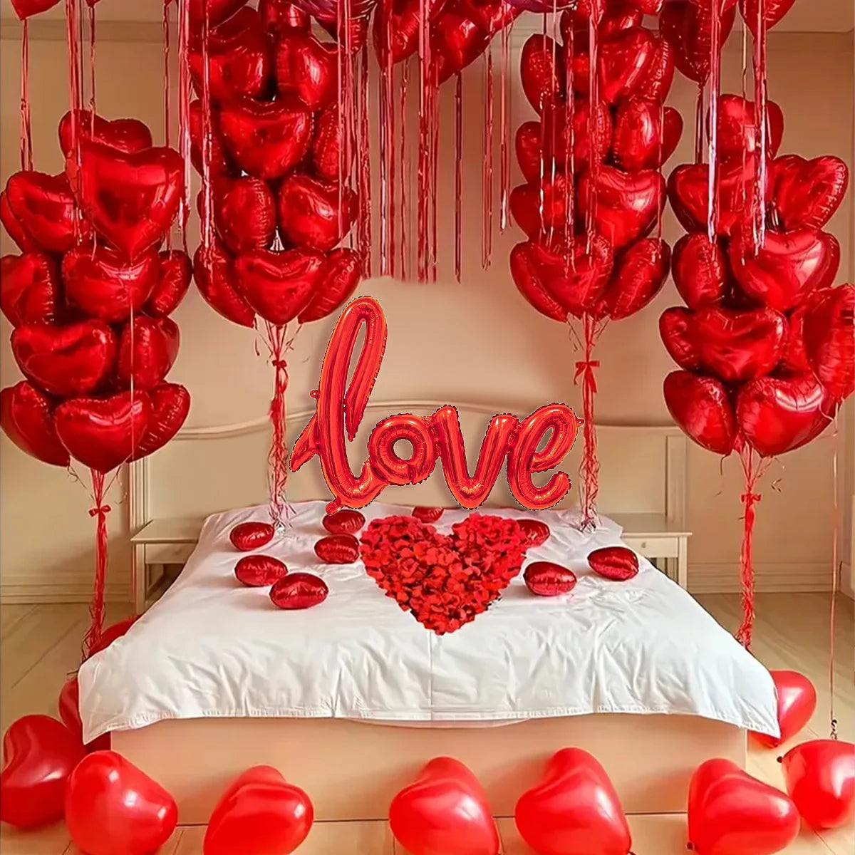 Ensemble de 407 pièces de ballons rouges+ Love