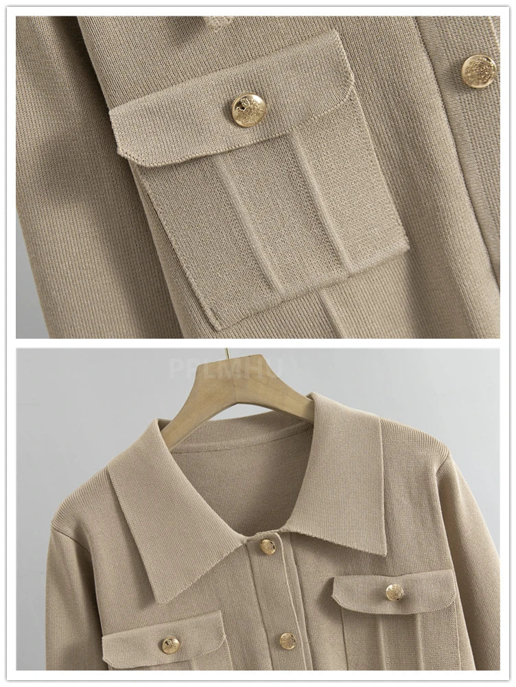 Ensemble tricot coréen pour femmes