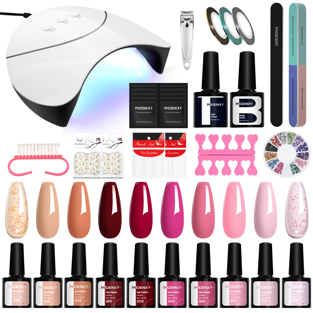 Coffret manucure avec vernis gel