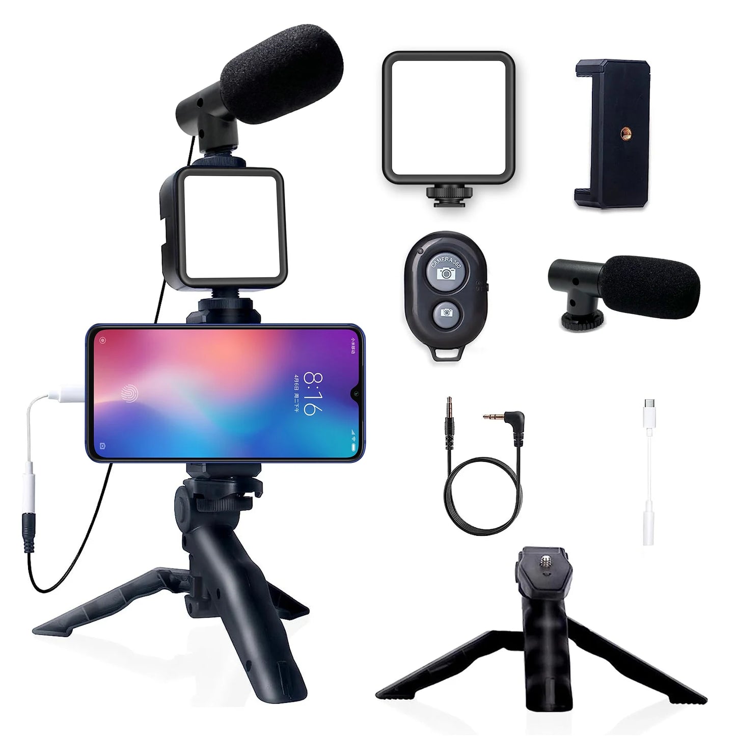 Kit de vlogging pour smartphone