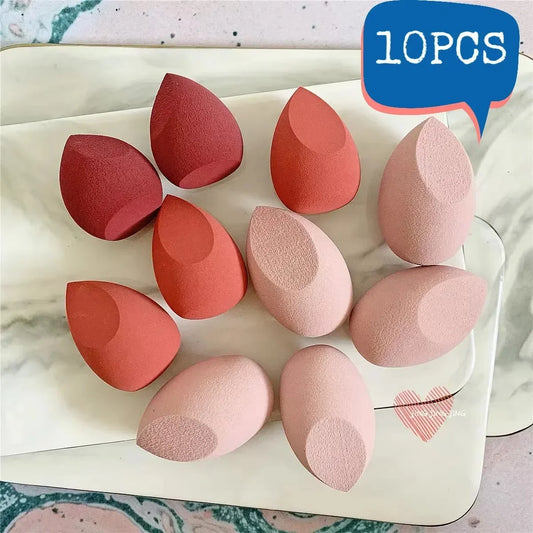 10 PCS Set de eponges de maquillage.
