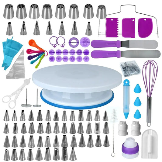 Kit complet de décoration de gâteaux comprenant 137 pièces