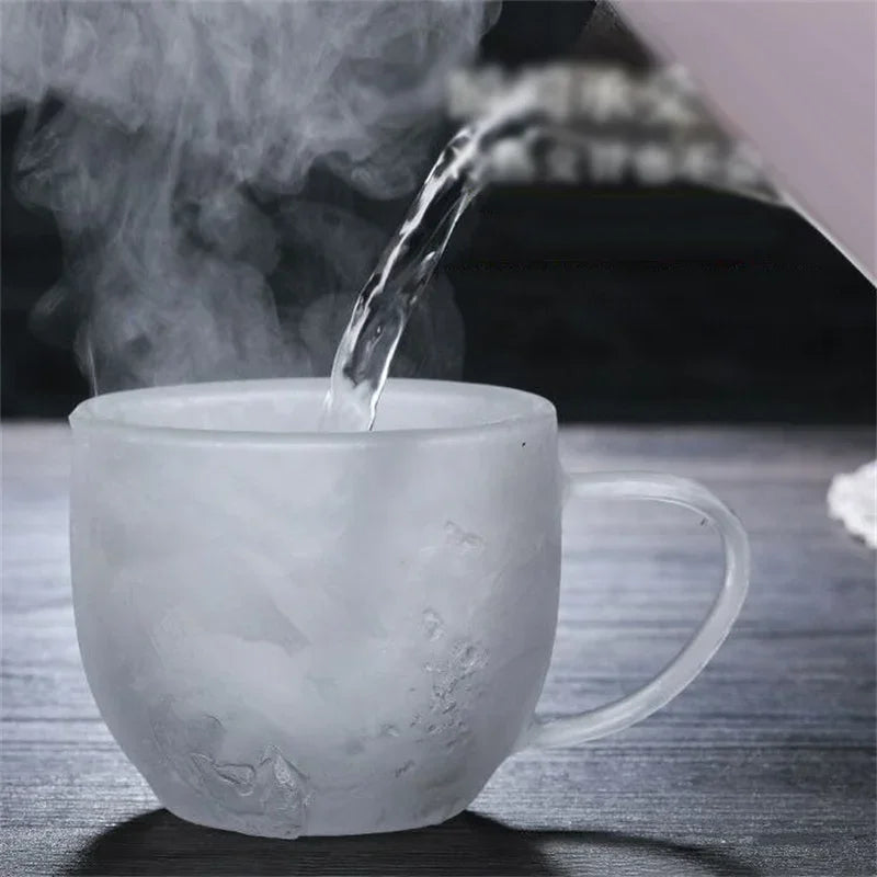 Tasse en Verre Borosilicate Résistant à la Chaleur.