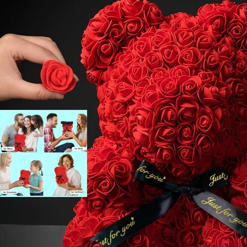 Nouvelle rose éternelle en fleurs artificielles.