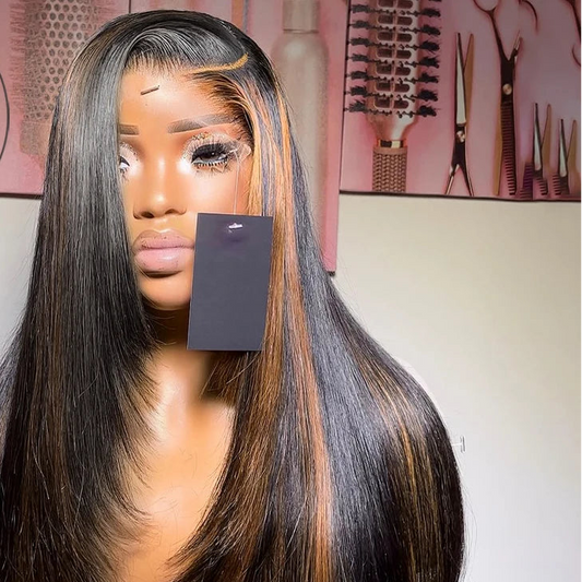 Perruque blend hair preepilée à couches dégradées