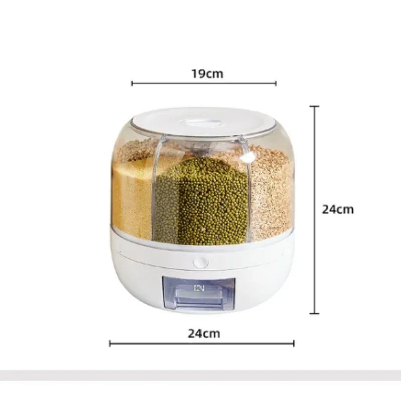 Distributeur d'aliment Rotatif à 360 Degrés