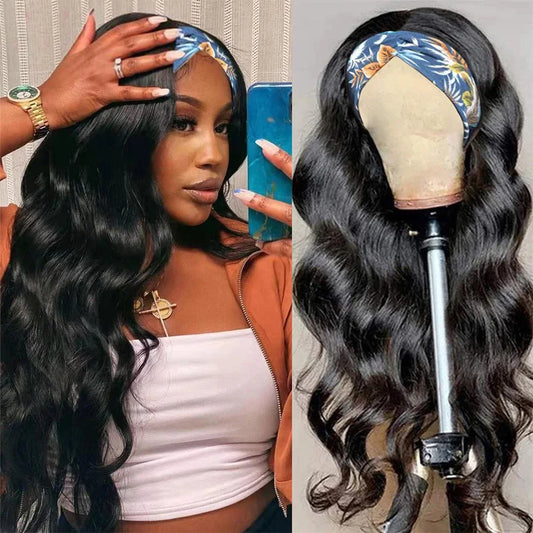 Perruque bando Human Hair Body Wave