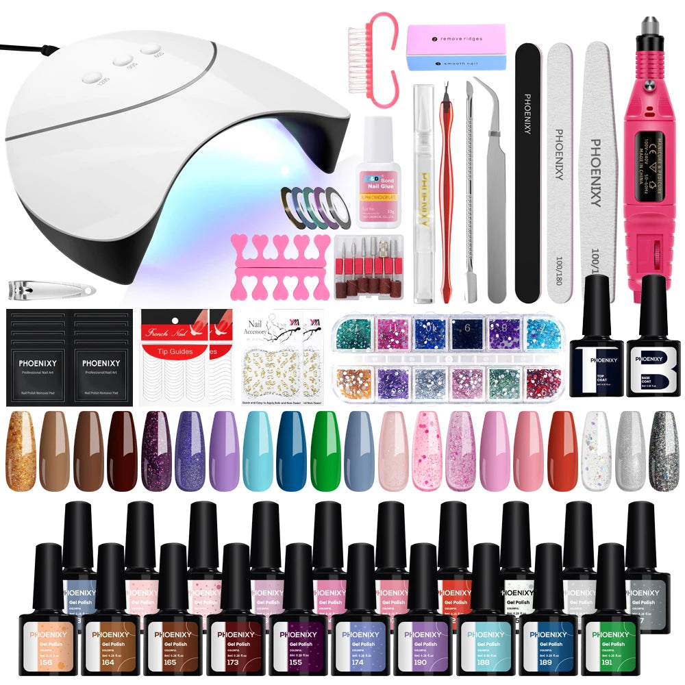 Coffret manucure avec vernis gel