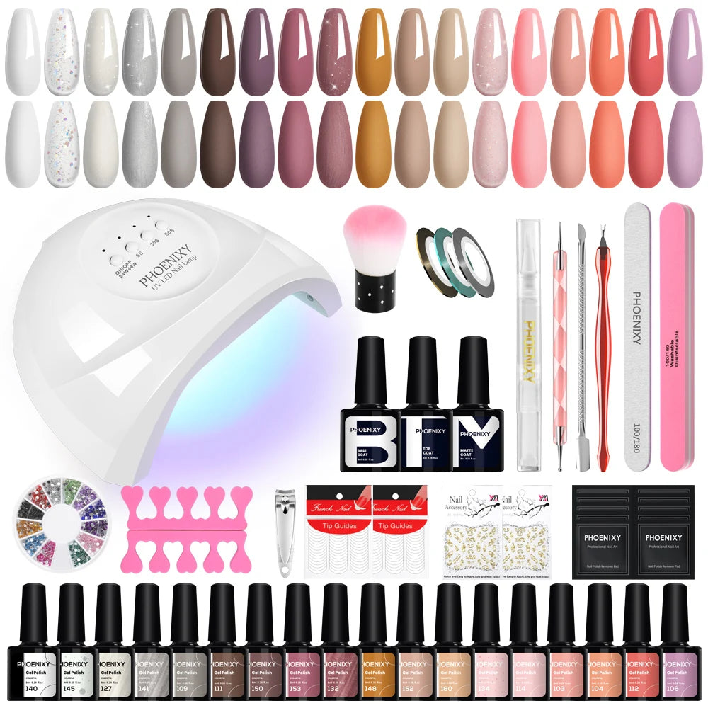 Coffret manucure avec vernis gel